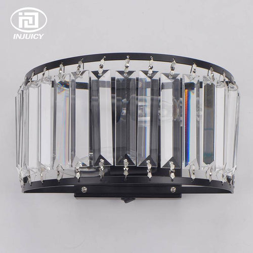 Applique LED demi-cercle en cristal Loft