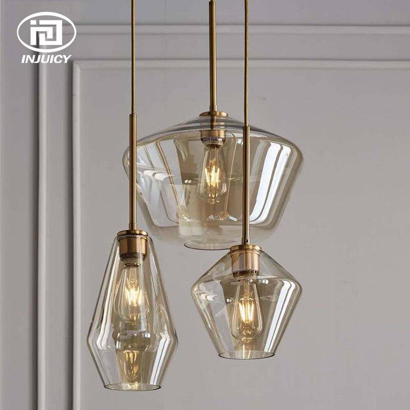 Suspension en verre fumé marron de plusieurs formes Cognac - vue 8 sur 14