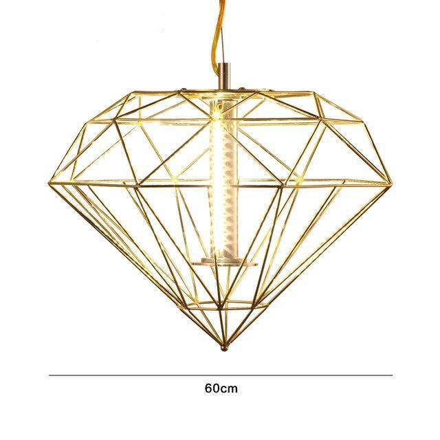 Suspension design cage fine Geometric - vue 11 sur 13