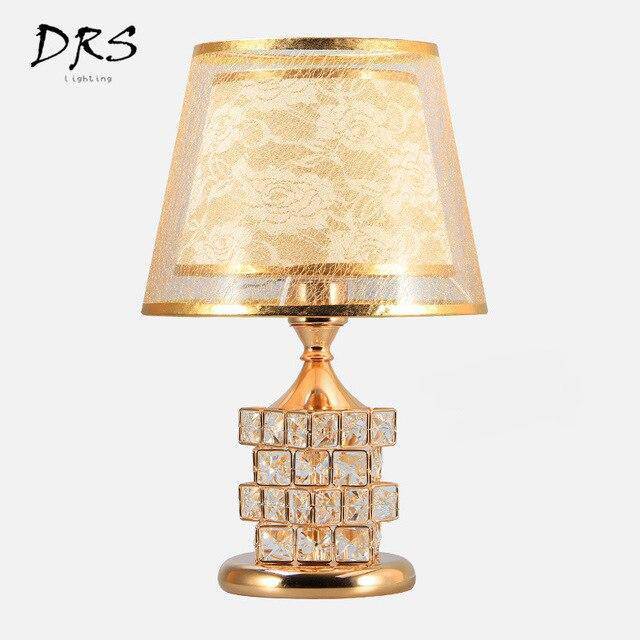 Lampe de chevet abat-jour et cristaux Rubiks - vue 7 sur 8