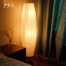Lampadaire LED cylindre ovale en papier