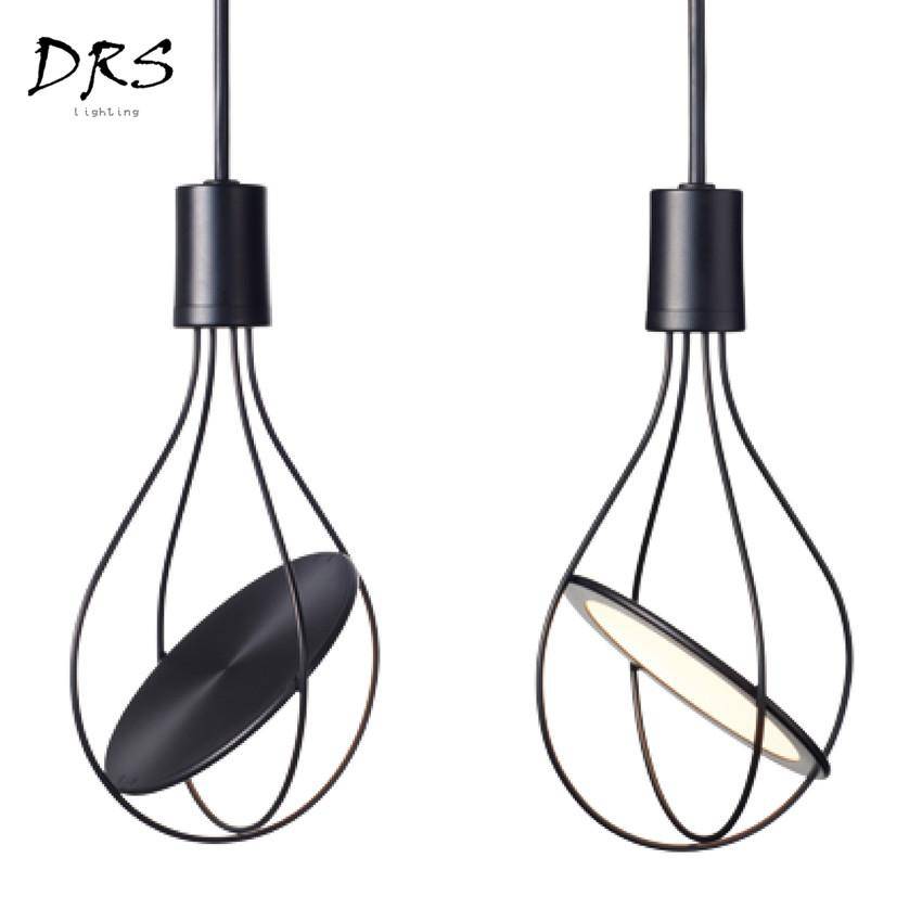 Suspension LED avec lampe dans cage Bar - vue 4 sur 4