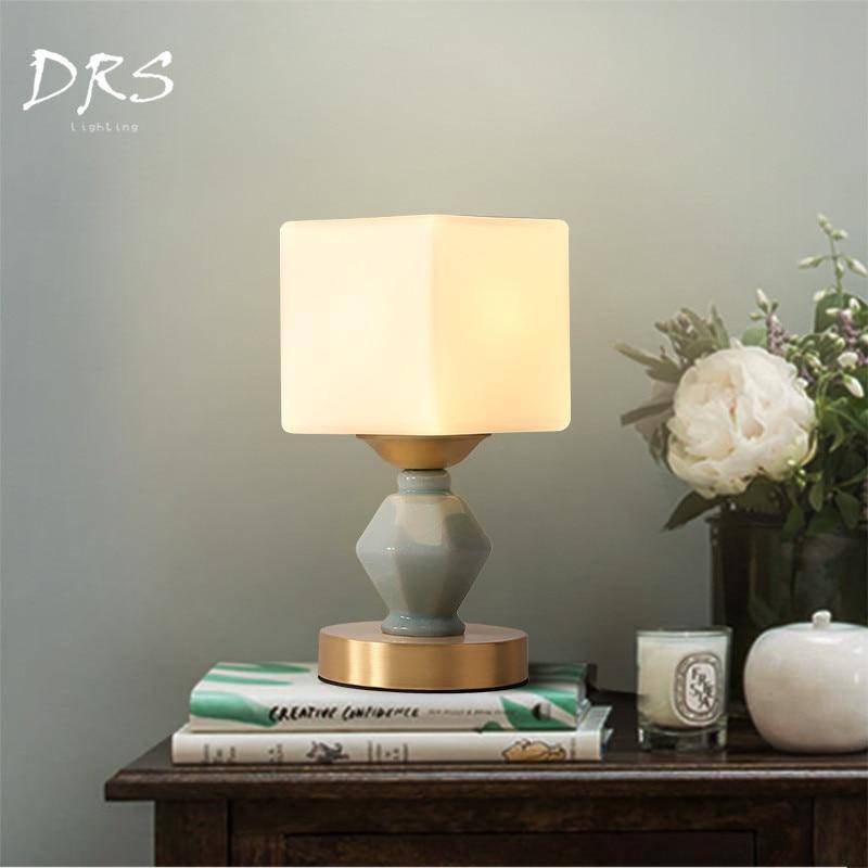 Lampe de chevet design en céramique Copper
