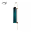 Applique tube en verre et base dorée Room