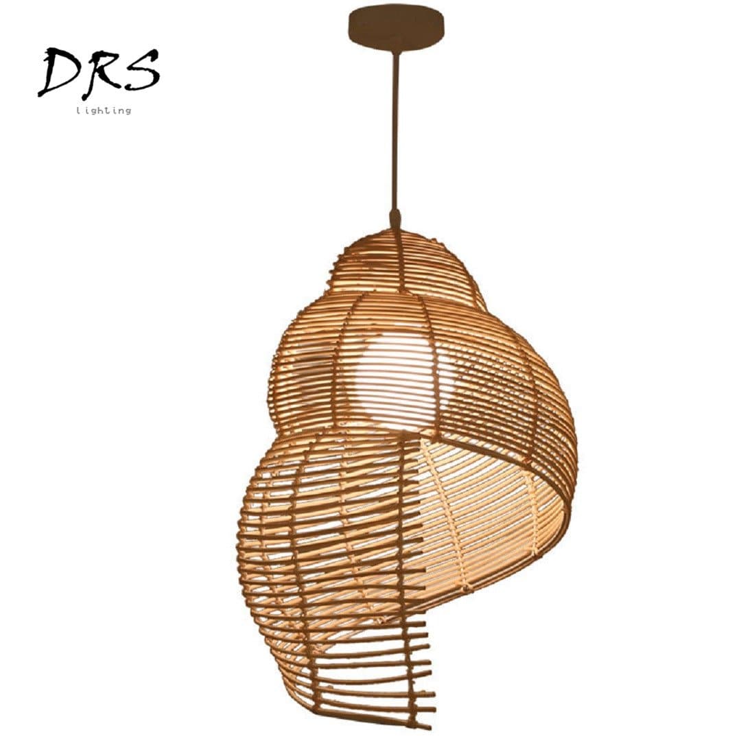 Suspension spirale en bois Asian - vue 8 sur 8