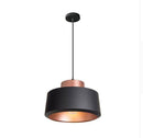 Suspension ronde en aluminium Shade (noir ou blanc)
