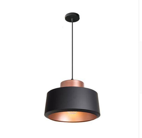 Suspension ronde en aluminium Shade (noir ou blanc)