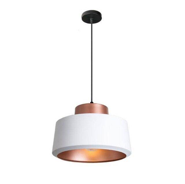 Suspension ronde en aluminium Shade (noir ou blanc)