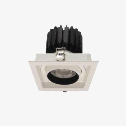 Spot moderne encastrable LED en aluminium - vue 2 sur 8
