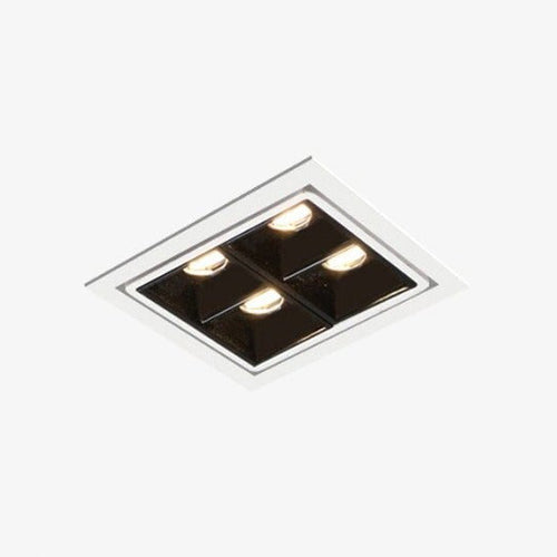 Spot moderne LED carré et angle ajustable à 60° Dina