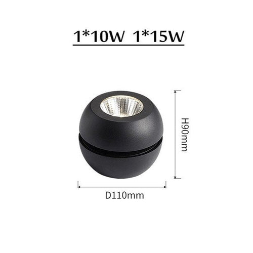 Spot moderne LED intensité d'éclairage réglable dimmable Babi - vue 6 sur 8