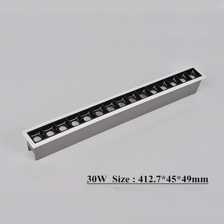 Spot moderne LED rectangulaire encastrable Balvin