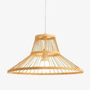 Suspension cage en bambou Geometric A