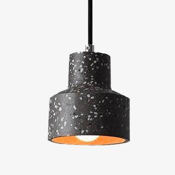 Suspension ciment style terrazzo de couleur Vintage