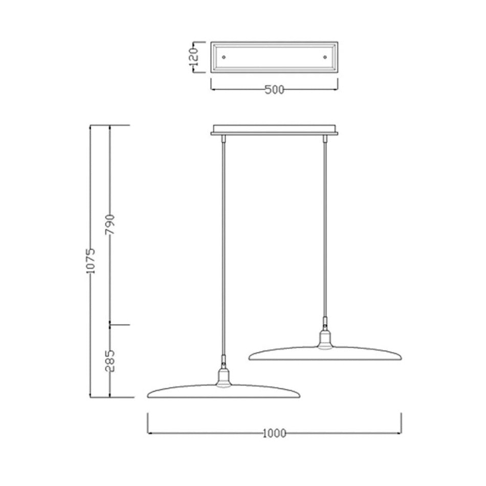 Suspension design à LED avec abat-jours en bois style Nordic - vue 17 sur 20