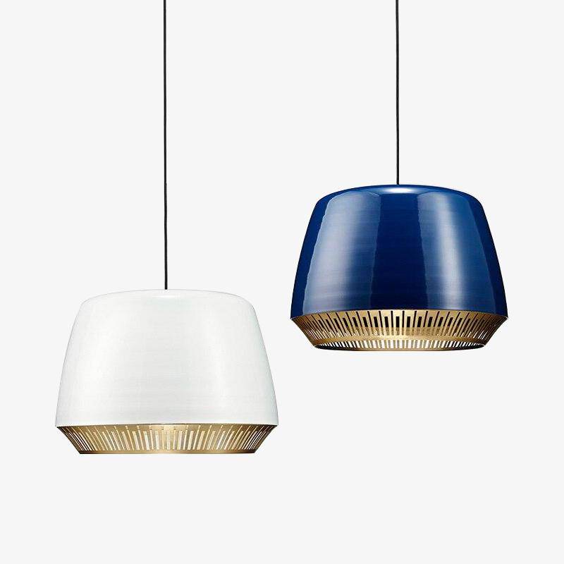 Suspension design à LED en métal coloré Lofy - vue 4 sur 7