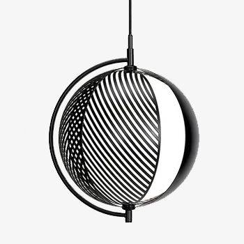 Suspension design boule en cage Creative