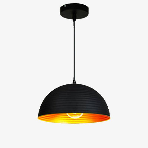 Suspension design demi-boule rayée Cover