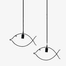 Suspension design forme de poisson