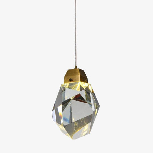 Suspension design LED avec cristal en verre Luxury