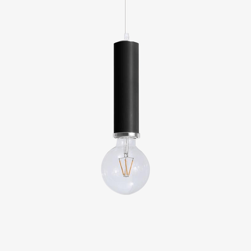 Suspension design LED en tube de couleur