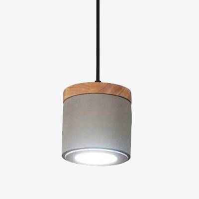 Suspension design LED rétro grise Settember