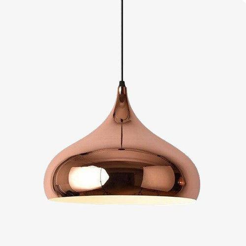 Suspension design rose gold de plusieurs formes