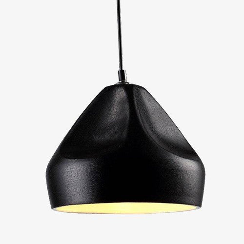 Suspension design triangle déformé en aluminium Art