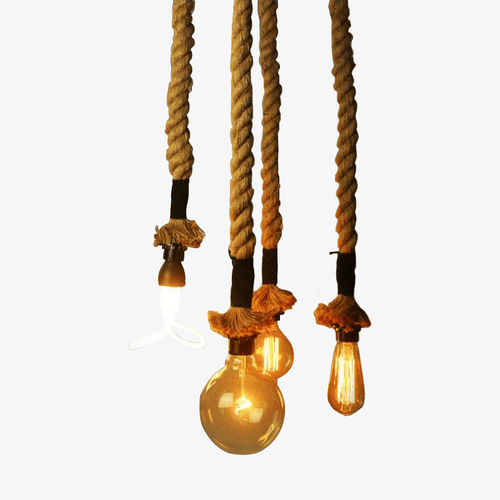 Suspension en cordage vintage Loft