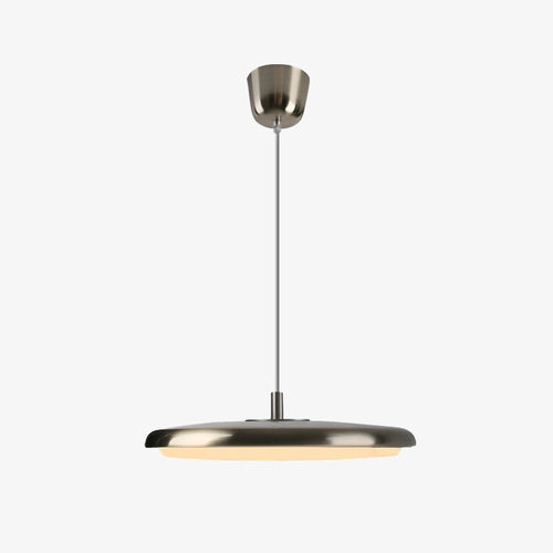 Suspension LED avec abat-jour plat arrondi Sysley