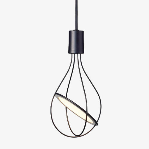 Suspension LED avec lampe dans cage Bar