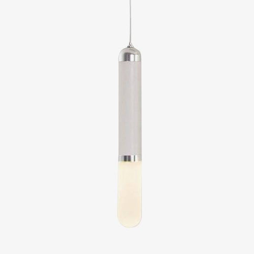 Suspension LED design cylindre blancs Vintage