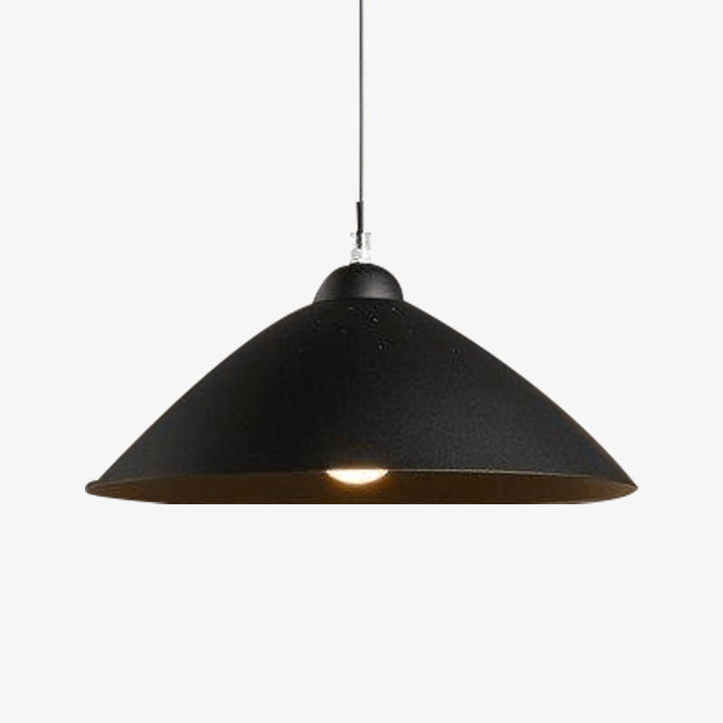 Suspension moderne avec abat-jour arrondi en métal à LED - vue 2 sur 5