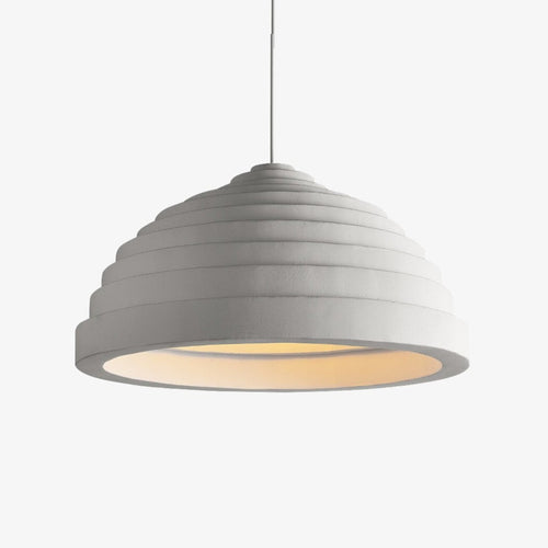 Suspension moderne avec abat-jour au design arrondie Jorja