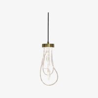 Suspension moderne avec des tuyaux en verre Aqualya