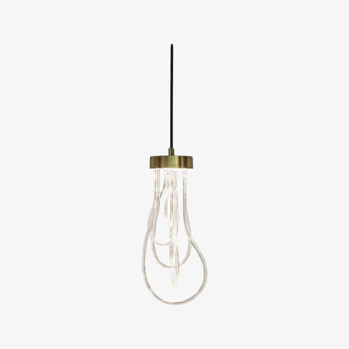 Suspension moderne avec des tuyaux en verre Aqualya