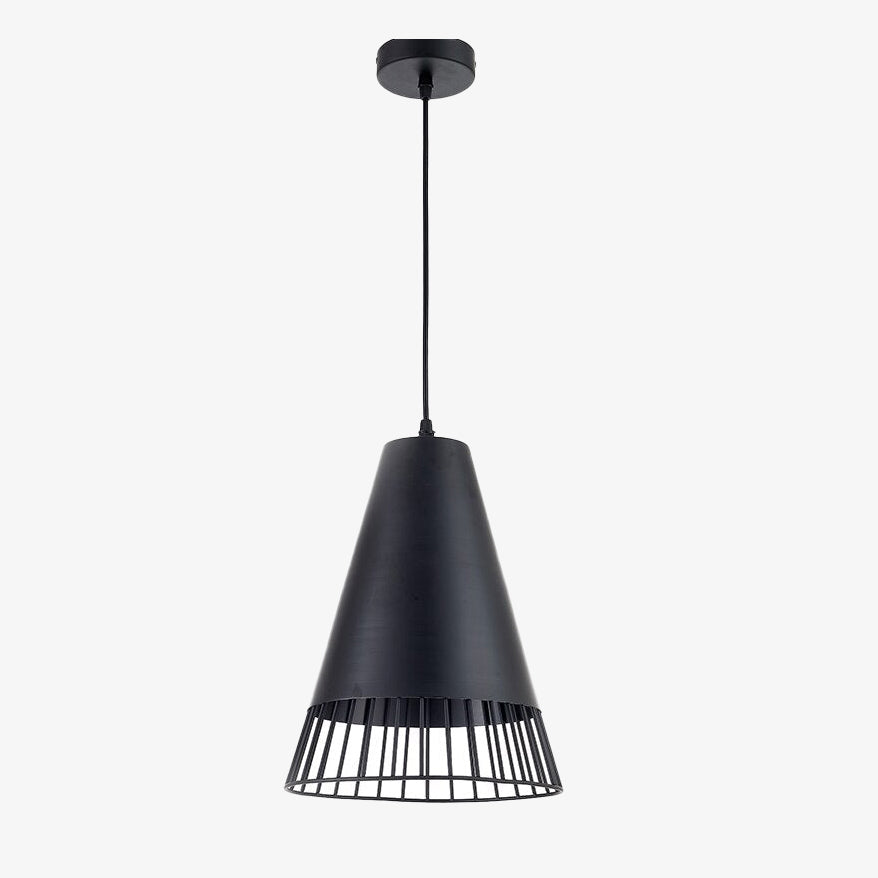 Suspension moderne et minimaliste avec abat-jour conique Megan