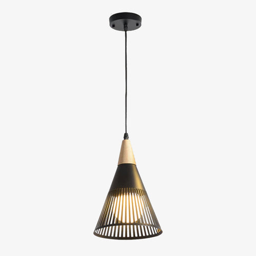 Suspension moderne LED avec lampes coniques Abril