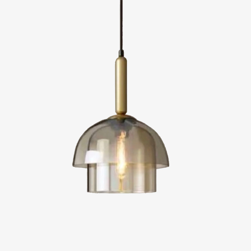Suspension moderne LED plusieurs abat-jour arrondis Aymar
