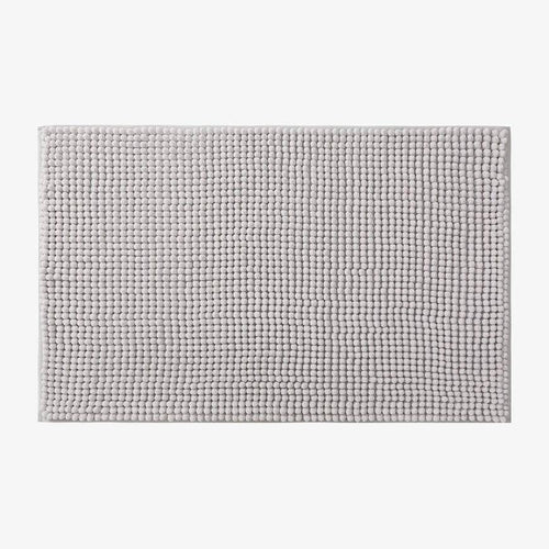 Tapis de bain rectangulaire coloré à boucles Chenille