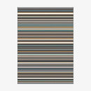 Tapis rectangle moderne à rayures sombres